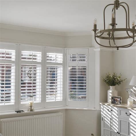 Full Height Three Sided Bay Window Shutters Absolute Shutters