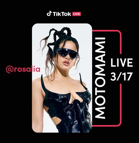 Rosalía Anuncia Show único En Tiktok Live Para Presentar Su Nuevo álbum