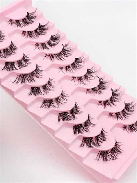 Fox Style Natural Long Wispy False Eyelashes For Daily Party Makeup