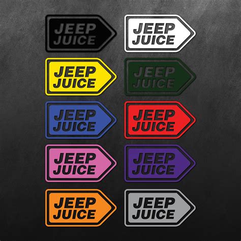 Juice Sticker For Jeep Retrobot