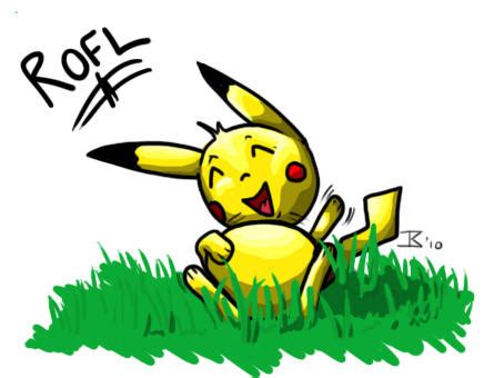 Laughing Pikachu by ippai-kinzoku on DeviantArt