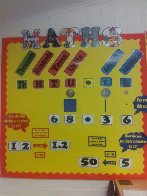 Place Value Teaching Photos Maths Classroom Displays Maths Display Classroom Displays Ks2