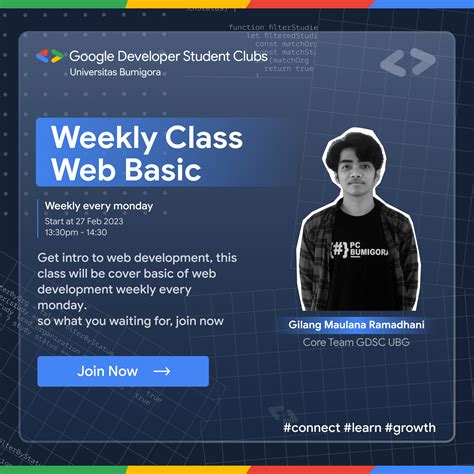 See GDSC UBG Study Jam - Web Basic at Google Developer Student Clubs UNIVERSITAS BUMIGORA