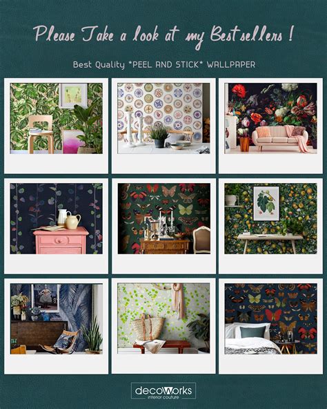Blush Citrus Garden Wallpaper, Dark Botanical Wallpaper With Lemons and