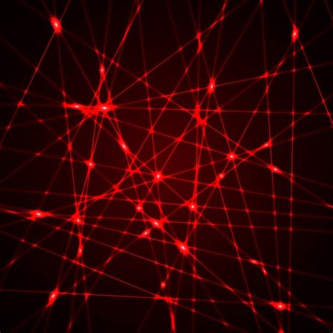 Red Lasers Background