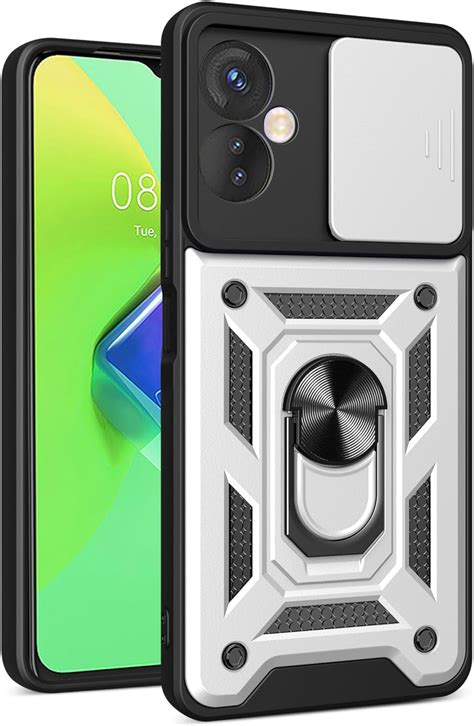 Amazon Kukoufey Compatible With Infinix Hot 30 4G Bracket Shell With Slide Camera Lens