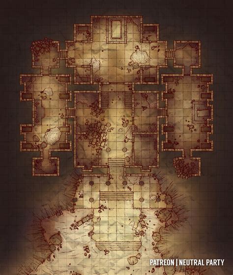 Oc Art Desert Tomb Battlemap Rdnd