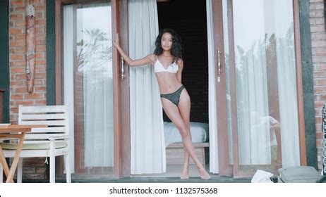 Beautiful Sexy Lady Lingerie Posing Beauty Stock Photo Shutterstock