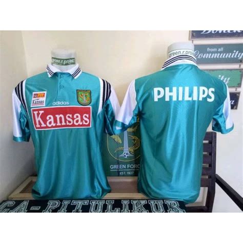 Jual Jersey Retro Persebaya Kansas Jtv Aim Philips Dunhil Premium