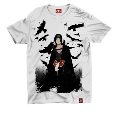 Camiseta Naruto Branca Itachi