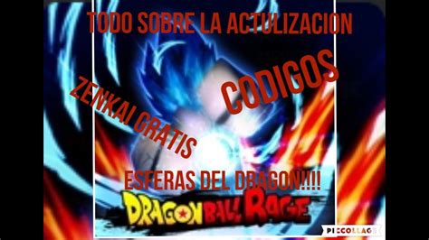 NUEVA ACTUALIZACION DE DRAGON BALL RAGE ROBLOX YouTube