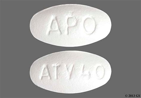 Atorvastatin Oral Tablet 40mg Drug Medication Dosage Information