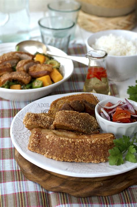 Adoras Box Bagnet Crispy Fried Pork