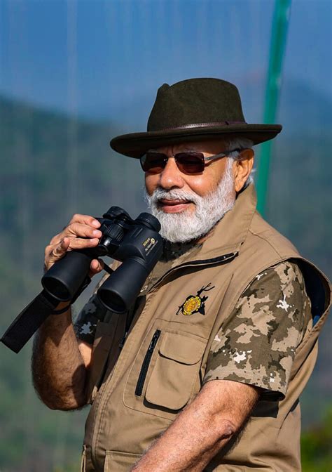 Prime Minister Narendra Modi At Bandipur Tiger Reserve