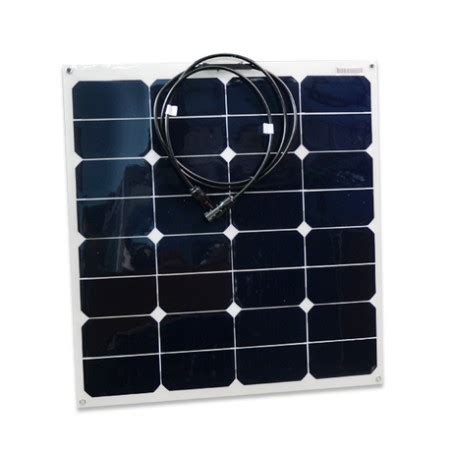 Panneau Solaire Flexible Monocristallin 12V 55W Back Contact Sun Power