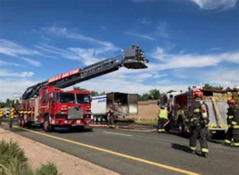 Eastbound Lanes Of I 70 Closed At Denver West By Truck And Trailer Full