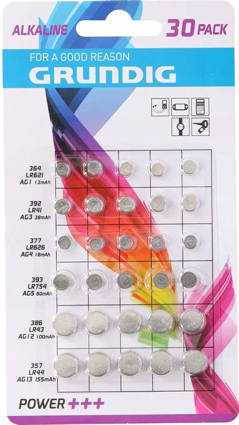 Bateria Alkaliczna Grundig AG1 AG3 AG4 AG5 AG12 AG13