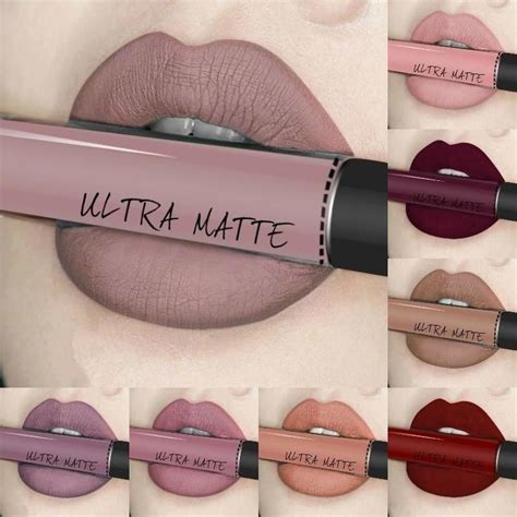 12 Colors Long Lasting Waterproof Ultra Matte Liquid Lipstick