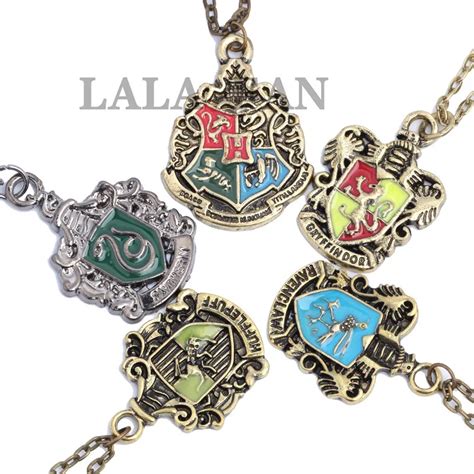 Classic Vintage Jewelry Hogwarts Gryffindor Slytherin Ravenclaw