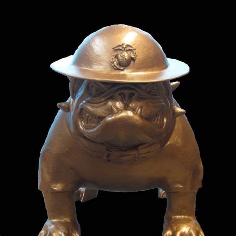 Usmc Bulldog Statue - Etsy