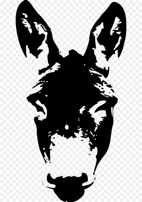 Free Donkey Head Silhouette, Download Free Donkey Head Silhouette png ...