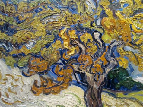 Vincent Van Gogh Detail The Mulberry Tree 1889 Oil On Flickr