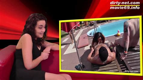 Teen Jasmin Babe Reacts To Her Pool Gangbang Video German Xhamster