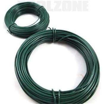 Pvc Coated Green Garden Wire M X Mm Amazon Co Uk Garden Outdoors