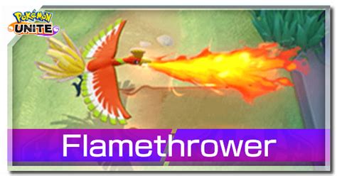 Flamethrower Ho Oh Move Effect And Cooldown Pokemon Unite｜game8