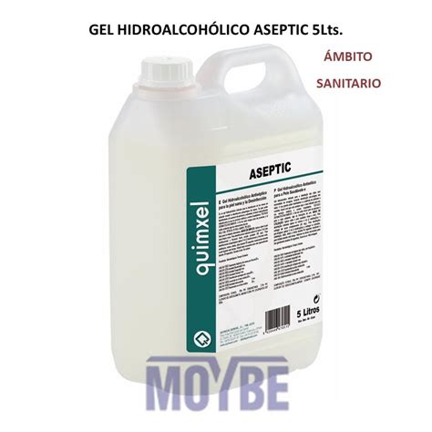 Gel Hidroalcoh Lico Antis Ptico Aseptic Litros