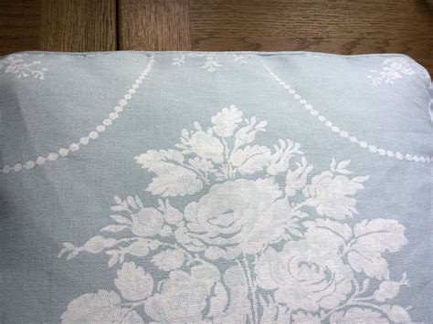 New 18 Laura Ashley Josette Duck Egg Blue Fabric Cushion Etsy