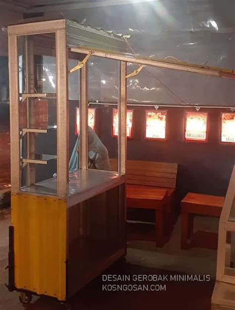 Kumpulan Inspirasi Desain Gerobak Kayu Unik Dan Minimalis Bagus