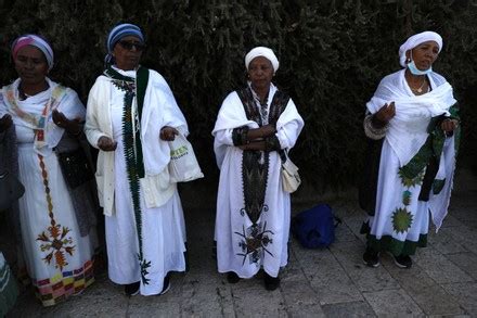 Israeli Jews Ethiopian Community Attend Praying Editorial Stock Photo ...