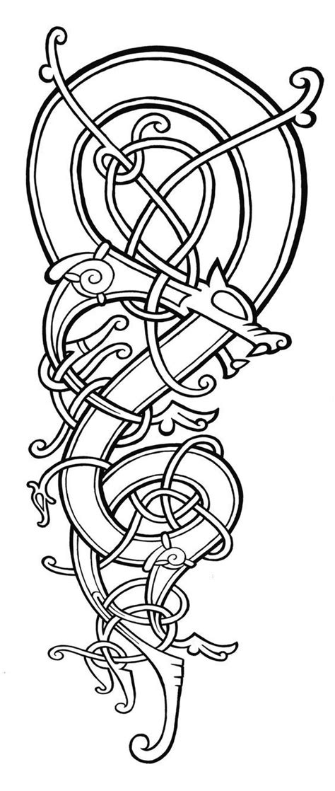 Pin By Robert Bedford On Templates Viking Embroidery Celtic Dragon