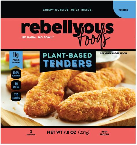 Rebellyous Foods Chicken Nuggets Tenders Kickin’ Nuggets And Patties