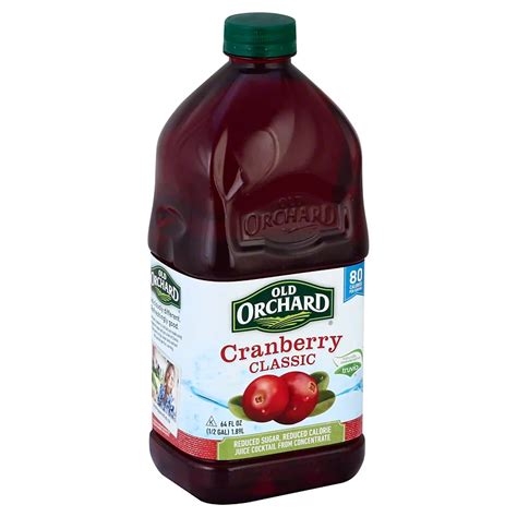 Old Orchard Cranberry Naturals Classic Cranberry Juice Cocktail Shop Juice At H E B