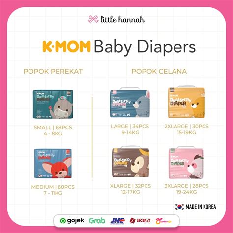 Jual K MOM Dual Story Diaper Popok Bayi K MOM Popok Korea Shopee