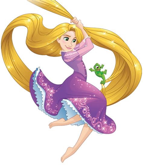 Nuevo Artwork PNG En HD De Rapunzel Con Pascal Disney Princess