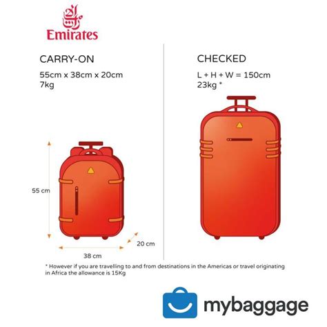 Emirates 2020 Baggage Allowance Cabin Bag Size Hand Baggage