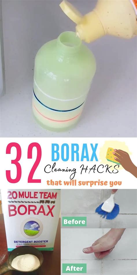 32 Borax Cleaning Hacks To Replace Your Cleaners Hausgemachte