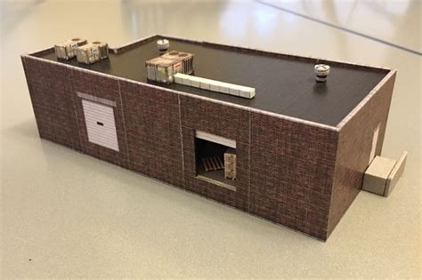 Model Railroad Paper Building Downloadable Kit N