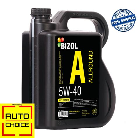 BIZOL Allround 5W-40 Fully Synthetic Car Engine Oil – 4L – Auto Choice