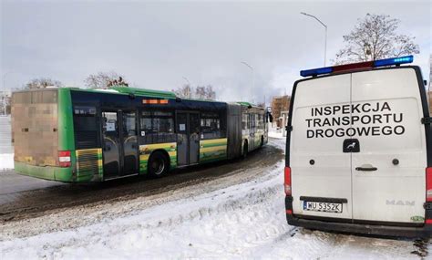 Kontrole Autobus W Miejskich W Koszalinie I Policach G Wny