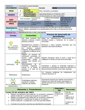 Planeación por proyectos ABP 1 comité escolar de prevención