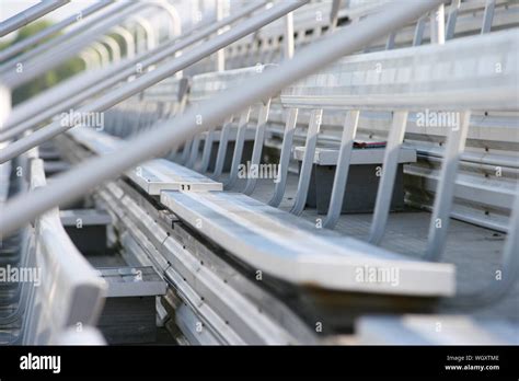 Metal Bleachers Hi Res Stock Photography And Images Alamy