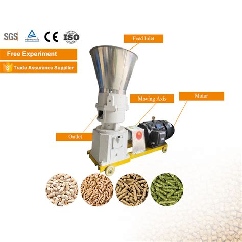 Gate Kg H Ce Certificate Wood Pellet Machine Yulong Wood Pellet