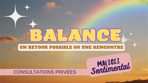 BALANCE Mai 2023 Quelque Chose De Magique Est Sur Le Point De Se