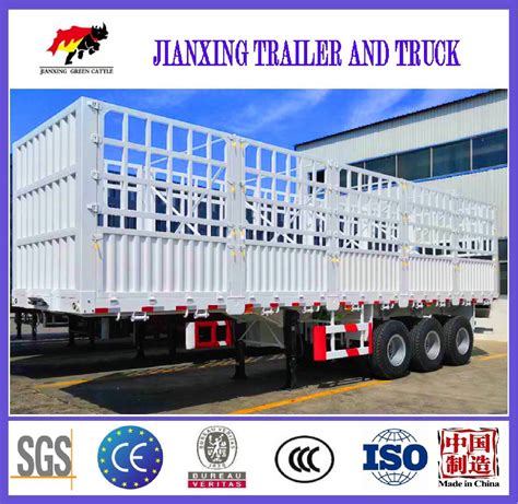 China Brand Axle Ft Enclosed Sidewall Fence Cargo Trailer China