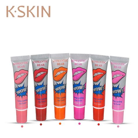 K Skin Colorful Lipstick Cosmetics Korean Style Colors Nude Sexy Lip Tint Long Lasting Lip Gloss