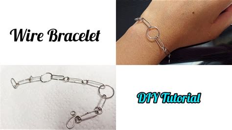 Easy Bracelet Wire Bracelet Tutorialhow To Make Youtube